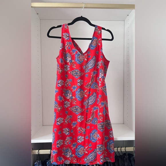 Dresses & Skirts - Paraphrase Elegant Red Paisley Mini Dress